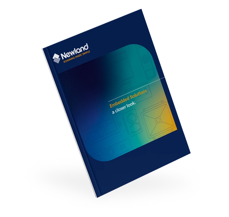 Newland EMEA image shows cover of the brochure