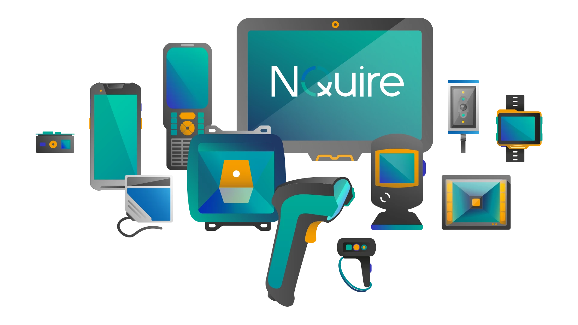 Image showing a compilation of Newland EMEA scanners and devices