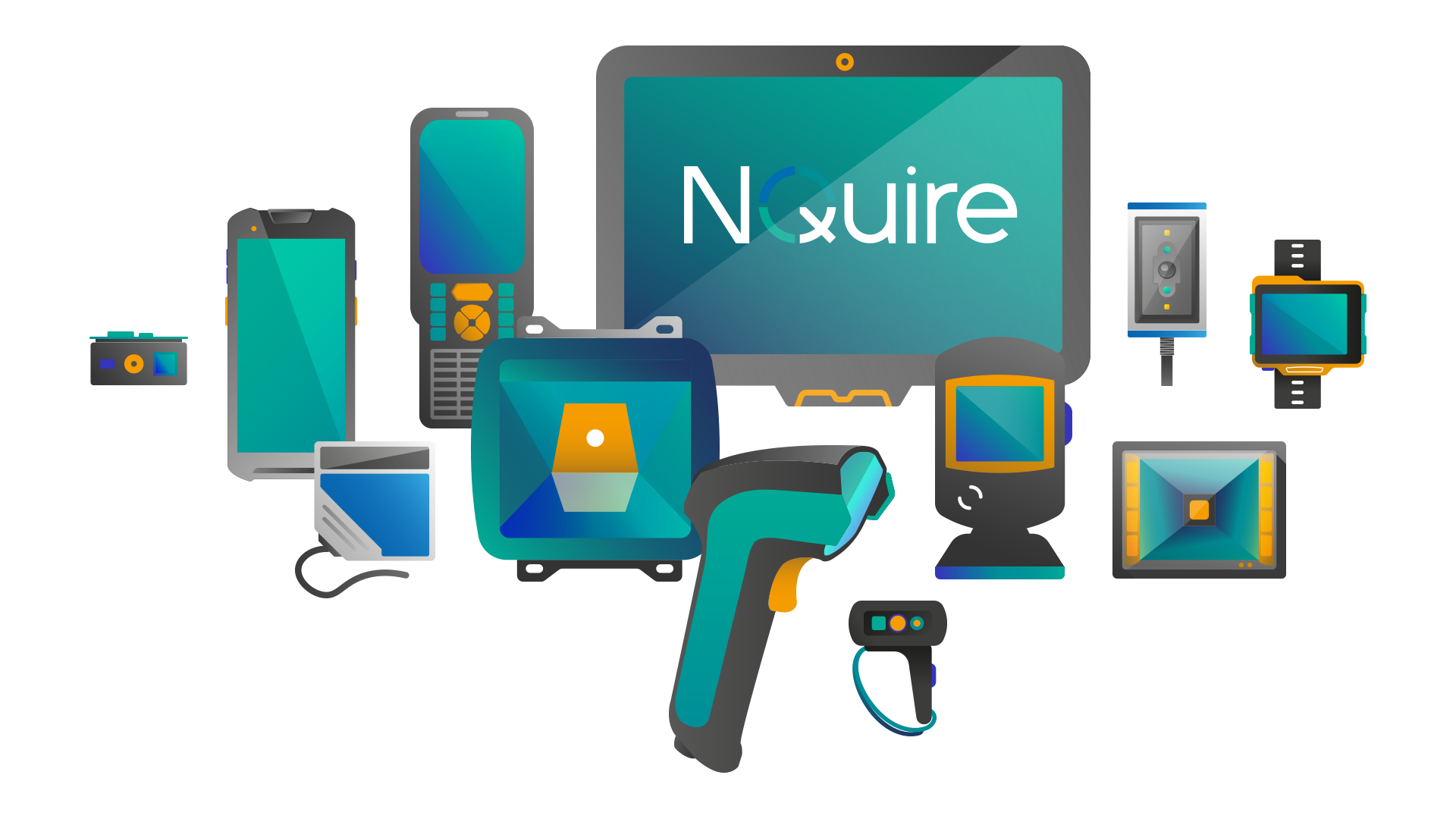 Image showing a compilation of Newland EMEA scanners and devices